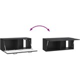  ormar za zid Zidne Crna 78,5 x 31 x 30 cm Konstruirano drvo | shoptok.hr