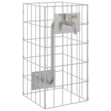 vidaXL Gabionski stup s vodovodom 50x25x25 cm 304 nehrđajući čelik | shoptok.hr