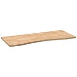 vidaXL Ploča za radni stol 120x50x2,5cm netretirane masivne hrastovine | shoptok.hr