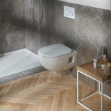 Geberit set stenske WC školjke z desko s pokrovom Selnova, brez roba, T=53 cm, bela, 501.750.00.1 | Shoptok.si
