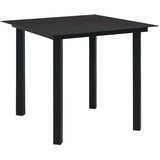  3-dijelni vrtni blagovaonski set od pvc ratana crni | shoptok.hr