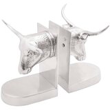  Držači za knjige 2 pcs Srebrno 21,5 x 15,5 x 20 cm Aluminij | shoptok.hr