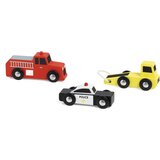 Classic World Drvene igračke autići Policijski, vatrogasani, šleper set | Eponuda.com