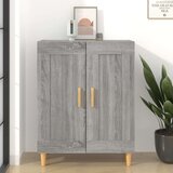 Komoda siva sonoma 69,5x34x90 cm konstruiran les, (20654138) | Shoptok.si