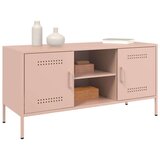 vidaXL TV omarica roza 100,5x39x50,5 cm jeklo | Shoptok.si