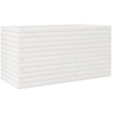 Maison Chic Vrtno cvetlično korito - Cvetlični Lonec belo 90x40x45,5 cm trdna borovina, (21789267) Cene