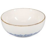 BonBistro Bela/modra porcelanasta skledica za juho 710 ml Azul – u
