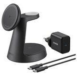 Anker MagGo brezžično polnilno stojalo 3v1, črno | Shoptok.si