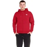 Flis Man Hoody Full Zip Team Line Rdeča