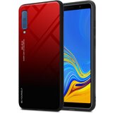 Cadorabo Ohišje, združljiv s Samsungom v rdeči barvi - črni - dvobarvni zaščitni pokrov iz silikona TPU in hrbta iz kaljenega stekla, (20570288) Cene