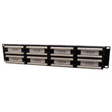 Gembird NPP-C548CM-001 Gembird Cat.5E 48 port patch panel with rear cable management Cene