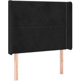  box spring s madracem LED crni 90x200 cm baršun | shoptok.hr