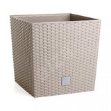 Plastična saksija plastična rato low 40X40X41CM moka sa uloškom pr DRTS400L-7529U