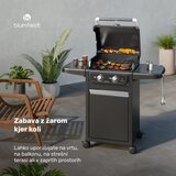 Blumfeldt ElectricPro električni žar, Zmogljiv, Zložljive stranske mizice, Vgrajen termometer | Shoptok.si