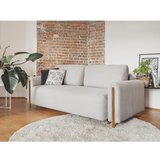 ELTAP Svetlo siva raztegljiva/s prostorom za shranjevanje sedežna garnitura iz rebrastega žameta 244 cm Arcadova – | Shoptok.si