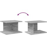  Nočna omarica 2 pcs Siva Sonoma 40 x 30 x 25 cm Konstruiran les, (5000136989) | Shoptok.si