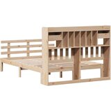vidaXL Krevet s regalom za knjige bez madraca 140x200 cm od borovine | shoptok.hr