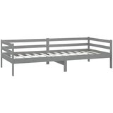  Dnevni ležaj od masivne borovine sivi 90 x 200 cm | Eponuda.com