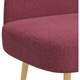  Oblikovana klupa s naslonjačem boja crnog vina 110 x 60 x 76 cm | shoptok.hr