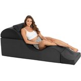 Liberator Aria Flip Chaise - nastavljiv seks pohištveni kos (črn) | Shoptok.si