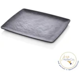 Matt pladanj /melamin-crna boja/-32,5×26,5cm