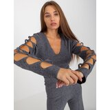COCO ANGELO Sweater-VI-SW-20253.29-dark gray | shoptok.hr