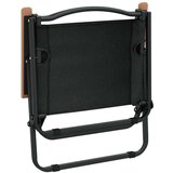 vidaXL Stolice za kampiranje 2 kom crne 54x43x59 cm od tkanine Oxford | shoptok.hr