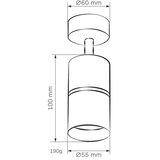 SPOT svetiljka BAMBOO 1xGU10/10W/230V bela | Eponuda.com