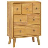 vidaXL Predalnik 56x30x80 cm trdna tikovina Cene