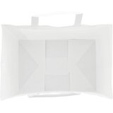  Papirnate vrećice 250 kom s ručkama bijele 32x22x24 cm | shoptok.hr