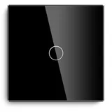 wi-fi pametni prekidač 1G tuya crni (wifi touch switch)