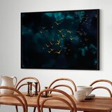  Slika - Sky Before the Storm (1 Part) Wide 120x80 U crnom drvenom okviru | shoptok.hr