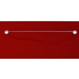 Balkonski zastor crveni 140 x 240 cm od tkanine Oxford | shoptok.hr