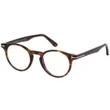 Tom Ford FT5557-B 052 M (46) Havana/Kristalna