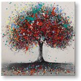 Slikana slika na platnu drvo 60x60 cm Cene