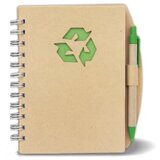  Notesnik Eko s špiralo + kemični svinčnik | Shoptok.si