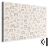  Slika - Spring - Pastel Rainbows with Hearts on a Rainy Day 30x20 Akustična | shoptok.hr
