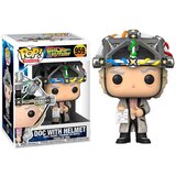 Funko pop figure back to the future doc with helmet Cene