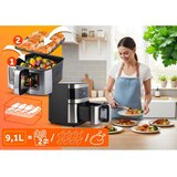 Berdsen velika friteza na vrući zrak 1700 W, 9,1 l, srebrna | shoptok.hr