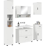  Set namještaja za kupaonicu 5 kom. Bijelo 35 x 30 x 192 cm | shoptok.hr