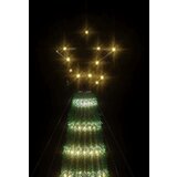  Svjetleći stožac za božićno drvce 275 LED topli bijeli 180 cm | shoptok.hr