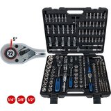 Ks Tools Komplet nasadnih ključev 1/4'' + 3/8'' + 1/2'' CHROMEplus, 195 kosov, kromirano z visokim sijajem | Shoptok.si