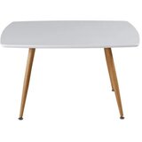 Venture Home Plaza klub stolić 80 × 80 cm, bijeli | shoptok.hr