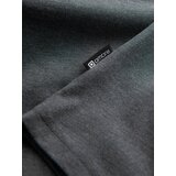 Ombre Men's t-shirt with round henley neckline - dark grey | Eponuda.ba