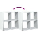 vidaXL Sobna pregrada / regal za knjige bijeli 69,5x29x69,5 cm drveni | shoptok.hr