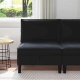 SOFA s pohranom Crna Baršun - Crna Srednja | shoptok.hr