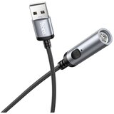 hoco. adapter za upaljač na USB A konektor UA30 30 cm - crni | shoptok.hr