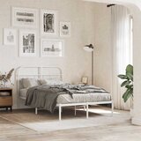  Metalno zamjensko uzglavlje bijelo 120 cm | shoptok.hr