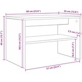TV ormar Umjetnički hrast 60 x 35 x 40 cm Konstruirano drvo | shoptok.hr
