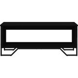  Stolić za kavu crni 100 x 51 x 40 cm od konstruiranog drva | shoptok.hr